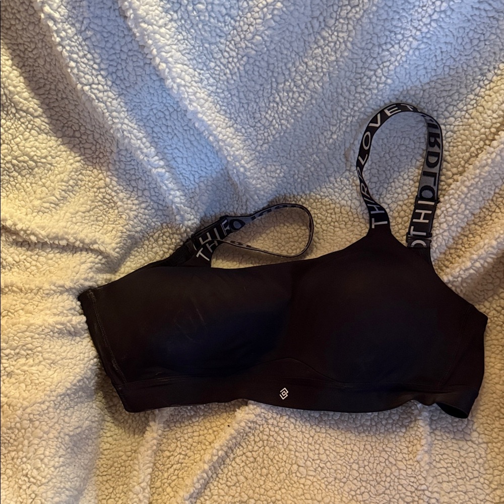 ThirdLove Black Wireless Bralette with Branded Straps